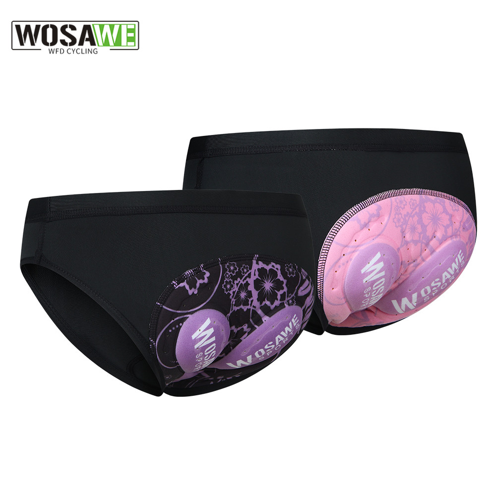Mountain Biking A Sport - WOSAWE Women Cycling Underwear 3D Padded