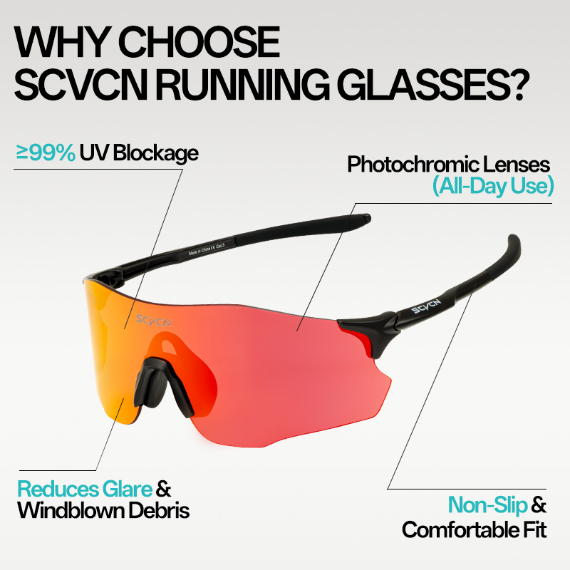 SCVCN Photochromic Rimless Sun - Mountain Biking A Sport review and price