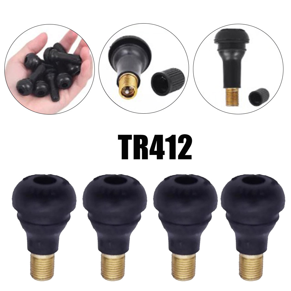 4Pcs Universal TR412 Snap-in R - Tubeless Valve Core review and price