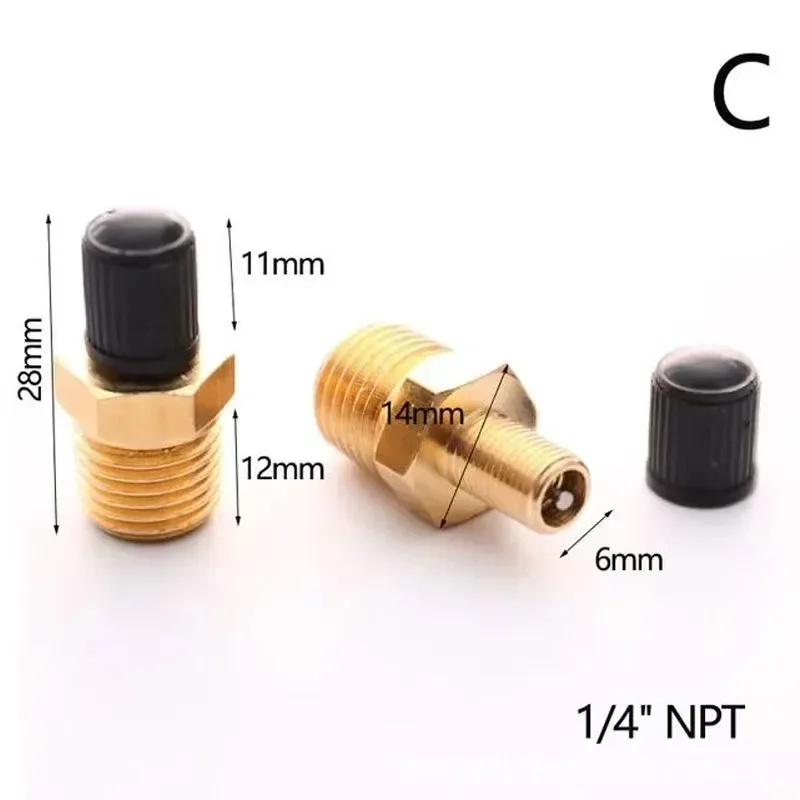 1/4 NPT 1/8 NPT M10*1 Automobi - Tubeless Valve Core review and price