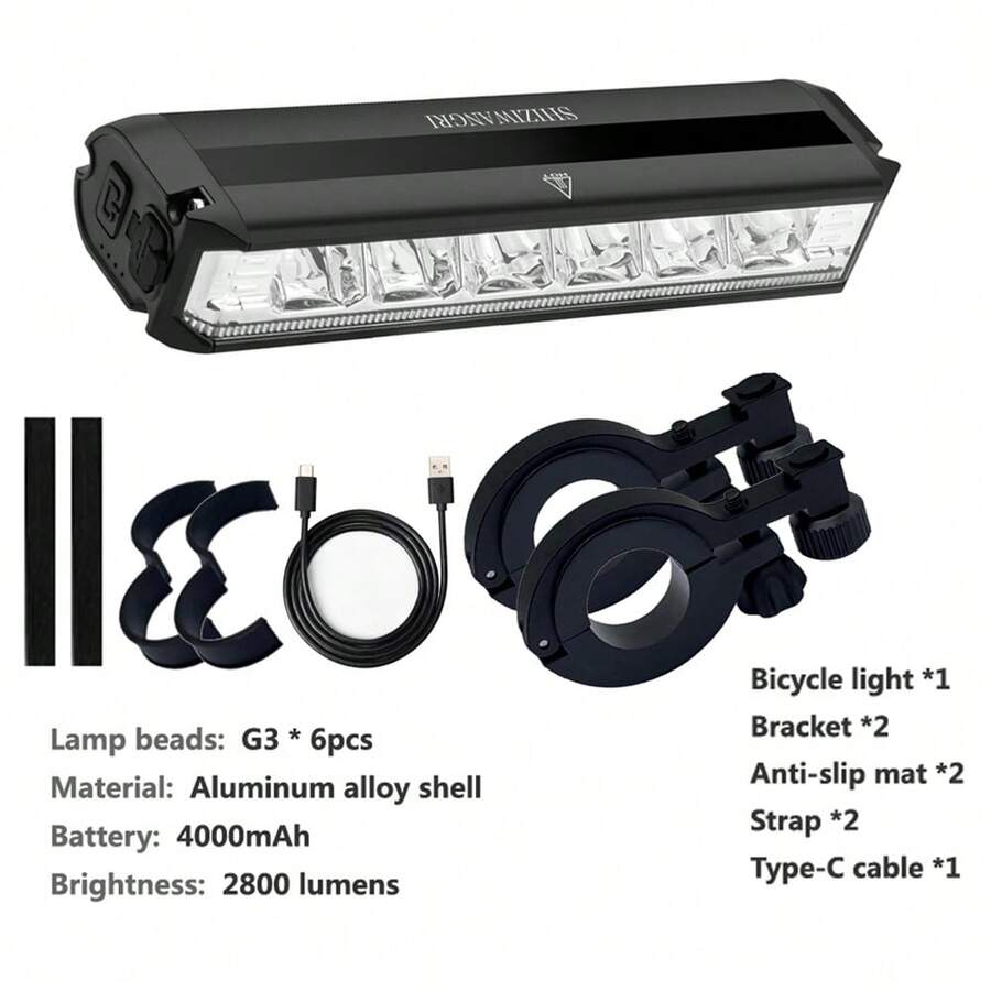 4000mAh Super Bright LED Bicyc - Mountain Biking Usa review and price