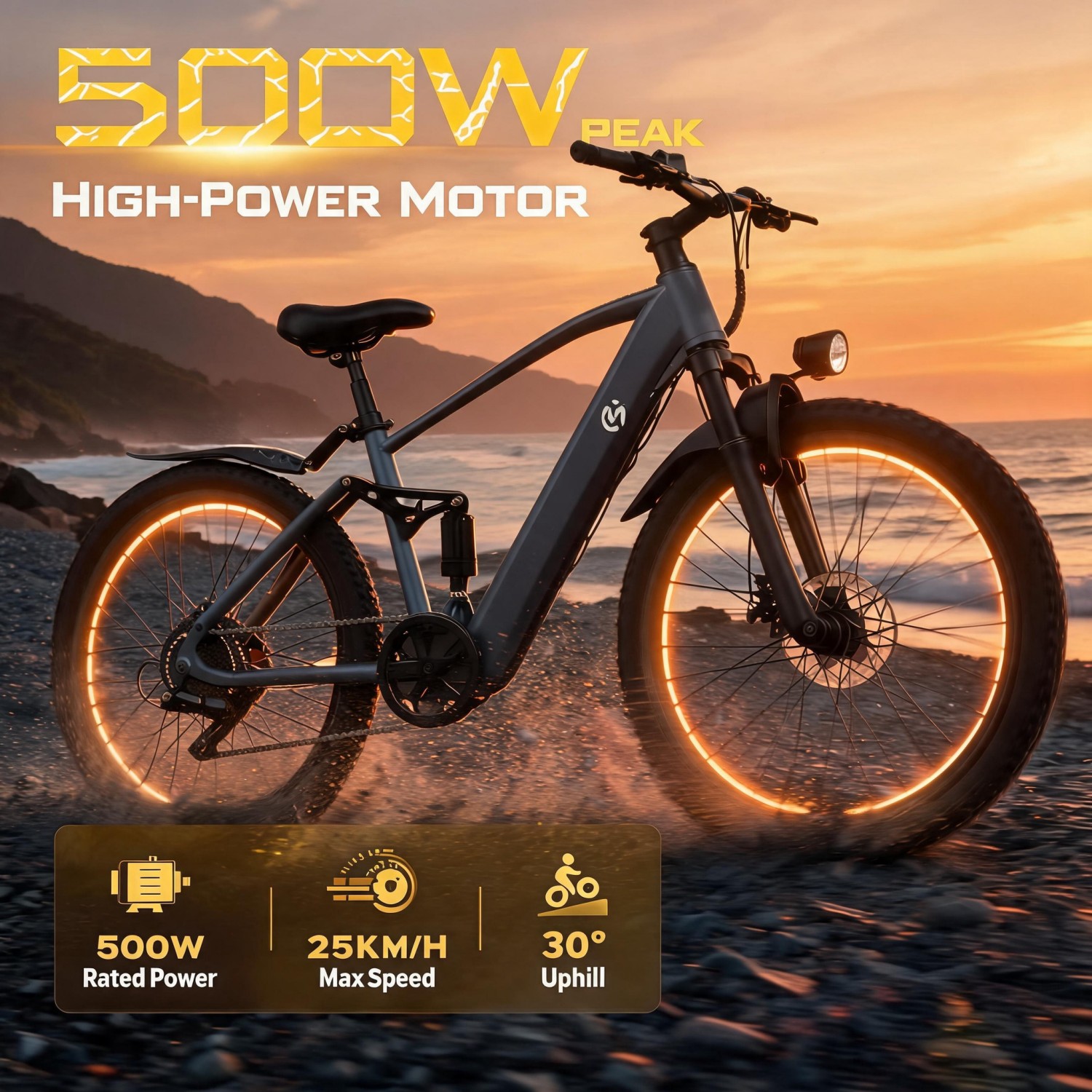 Electric Mountain Bike, 500W M - Mountain Biking Gifts review and price