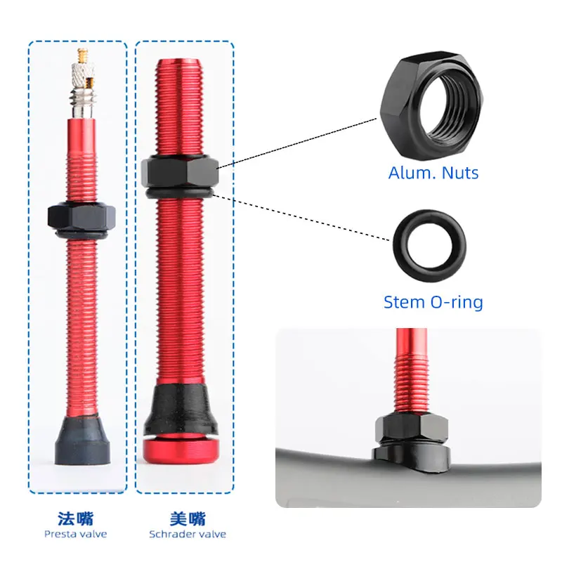 Bicycle Valve Nozzle Parts Pre - Tubeless Valve Core review and price