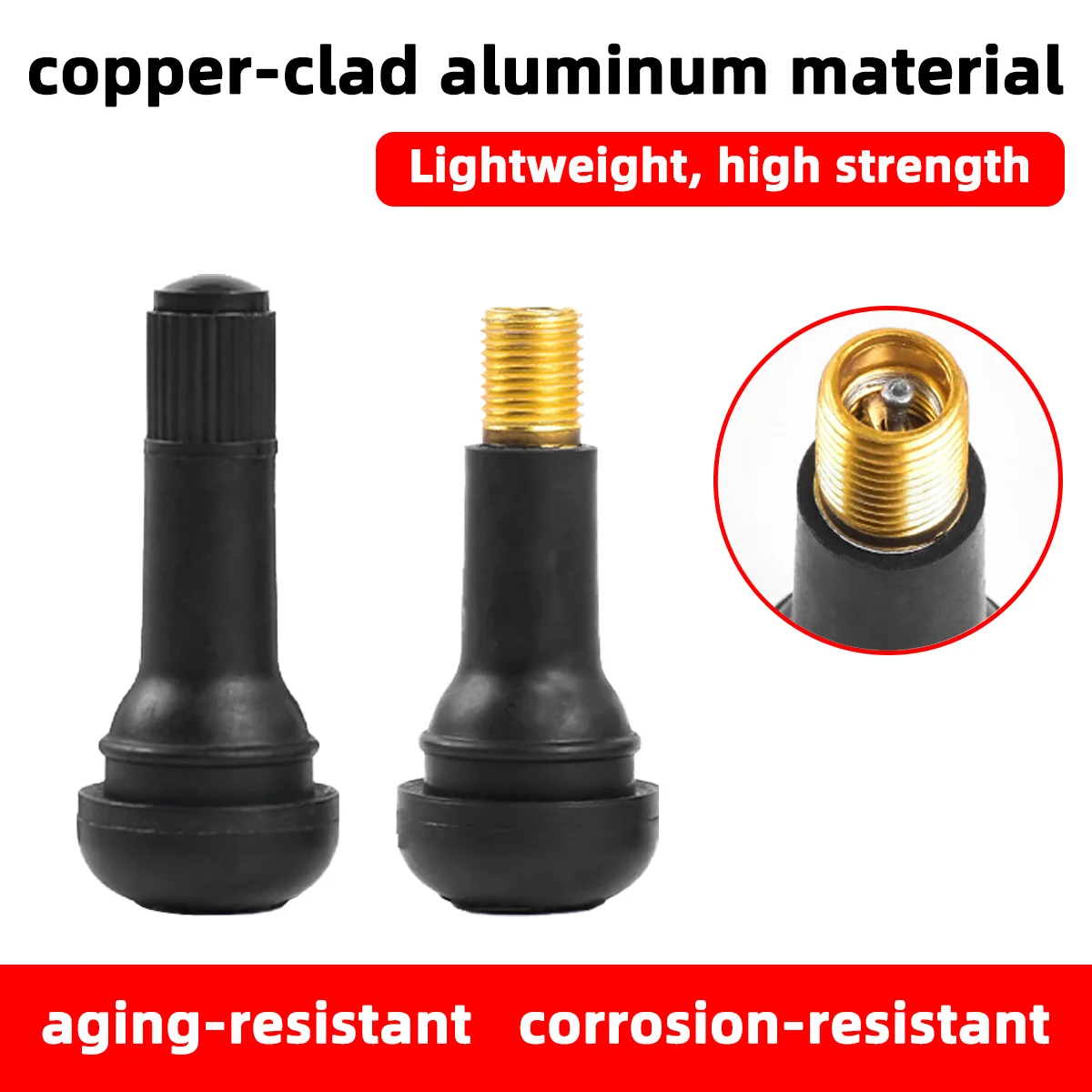 4/10/20/50/100PCS TR413 TR414  - Tubeless Valve Core review and price
