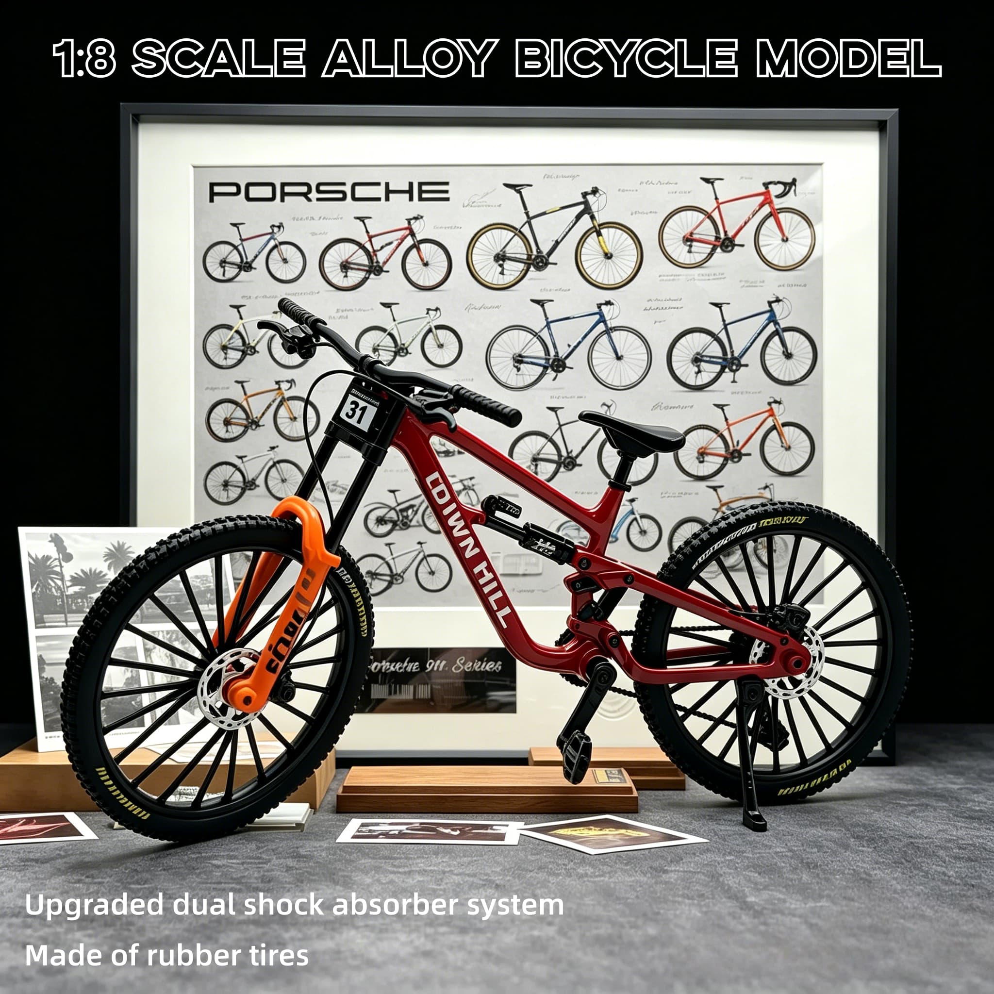 1:8Scale Alloy Downhill Mounta - Mountain Biking Videos review and price