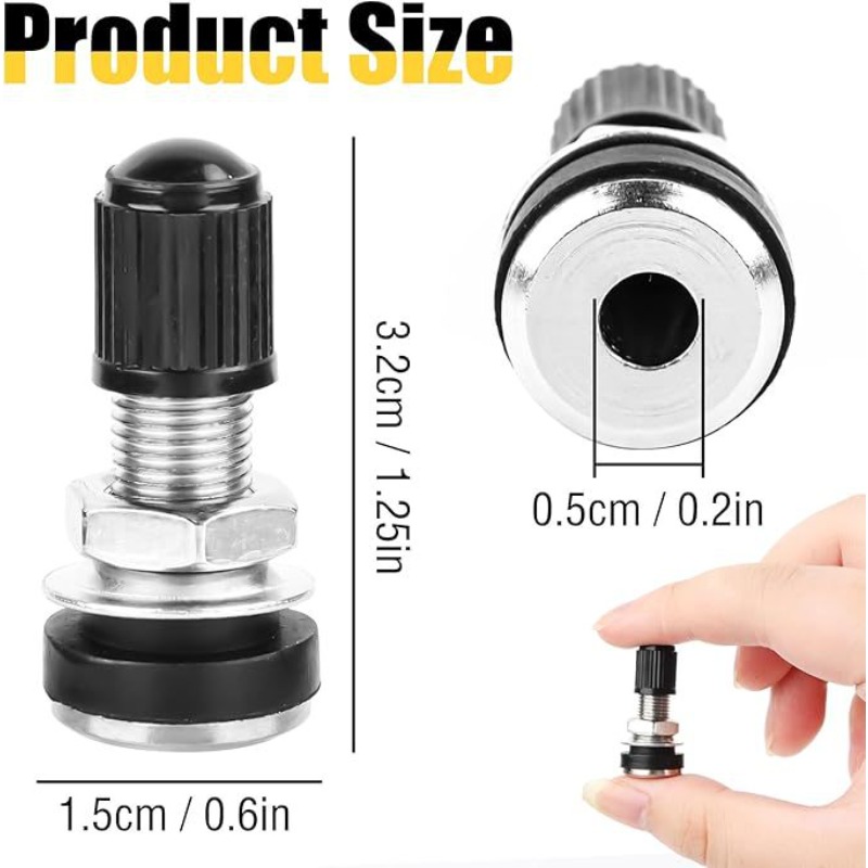 2 Pcs Car Wheel Tire Valve Cov - Tubeless Valve Core review and price