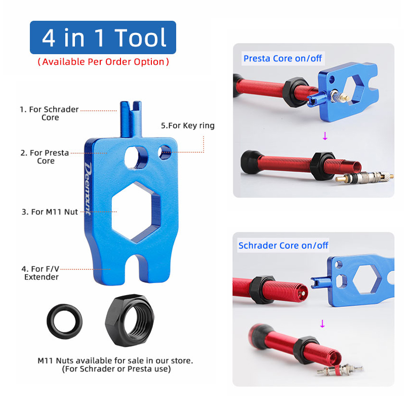 Deemount Presta Valve Core Bra - Tubeless Valve Core review and price