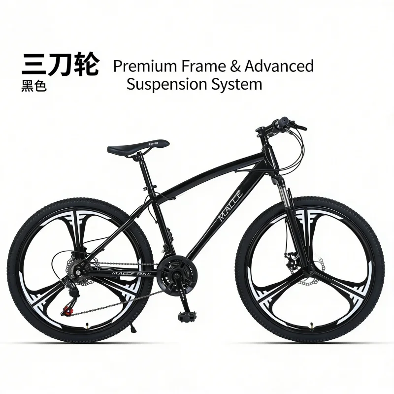 Black 24-inch Three-Knife Moun - Mountain Biking Usa review and price