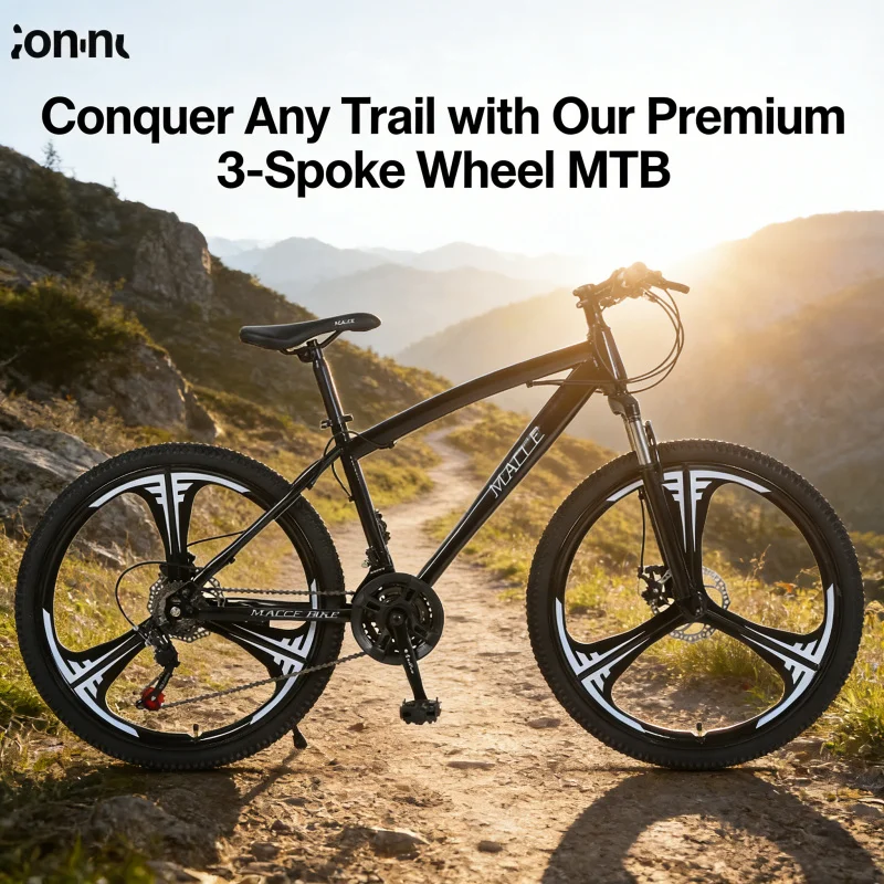 Black 24-inch Three-Knife Moun - Mountain Biking Usa review and price