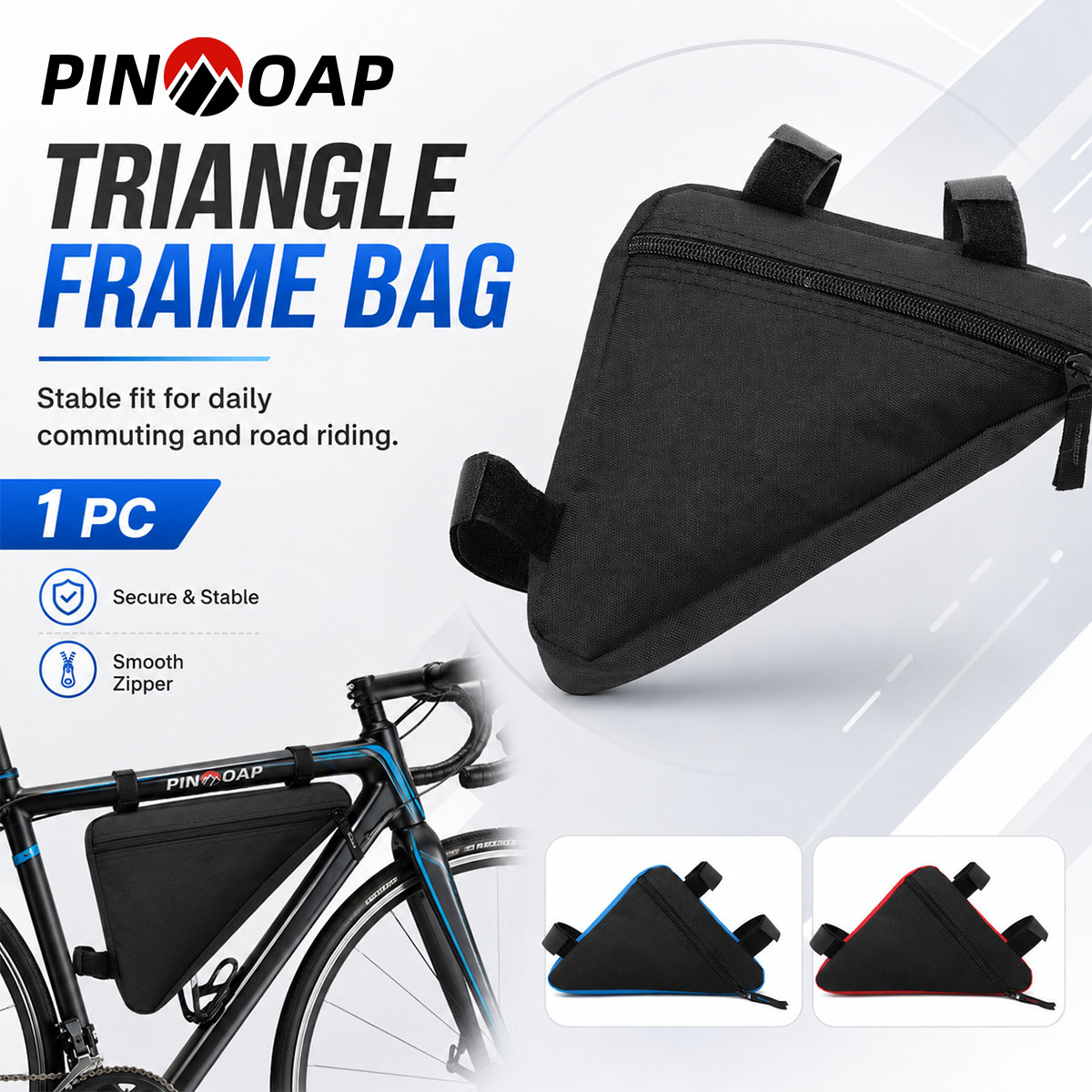 PINMOAP Bicycle Triangle Bag W - Mountain Biking Oxford review and price