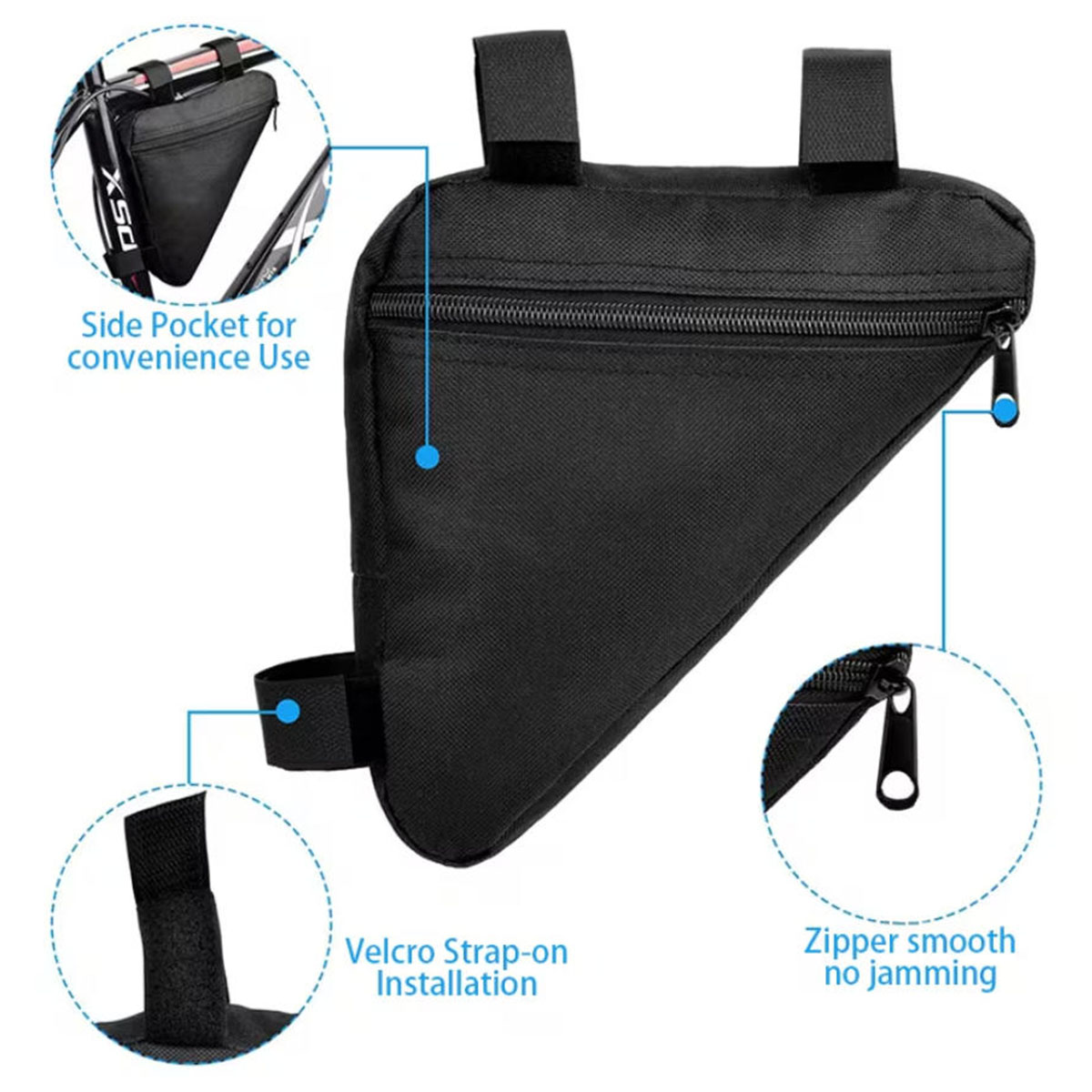 PINMOAP Bicycle Triangle Bag W - Mountain Biking Oxford review and price