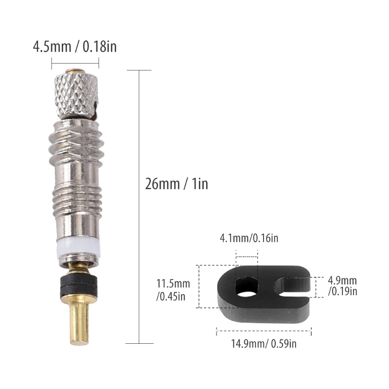 6/12pcs Bicycle Removable Pres - Tubeless Valve Core review and price