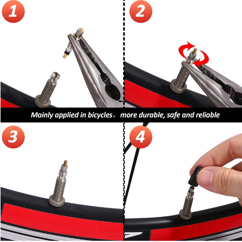 6/12pcs Bicycle Removable Pres - Tubeless Valve Core review and price