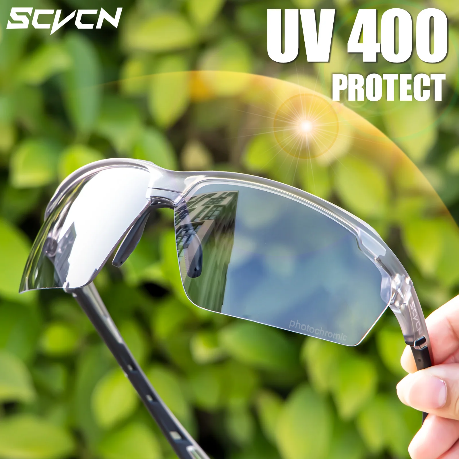 SCVCN Photochromic Cycling Sun - Mountain Biking Sunglasses review and price
