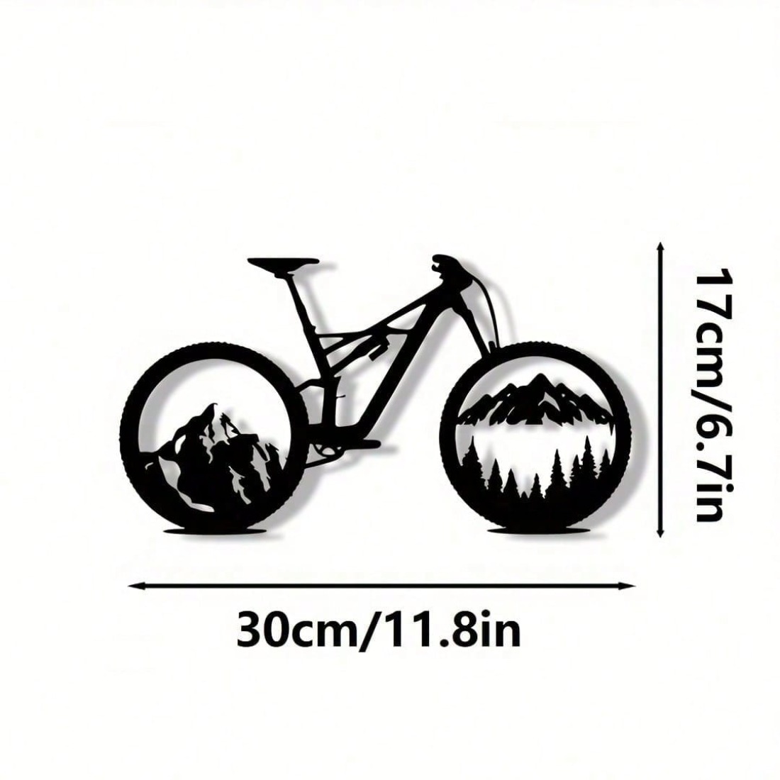 Black Metal Mountain Bike Tire - Mountain Biking Gifts review and price