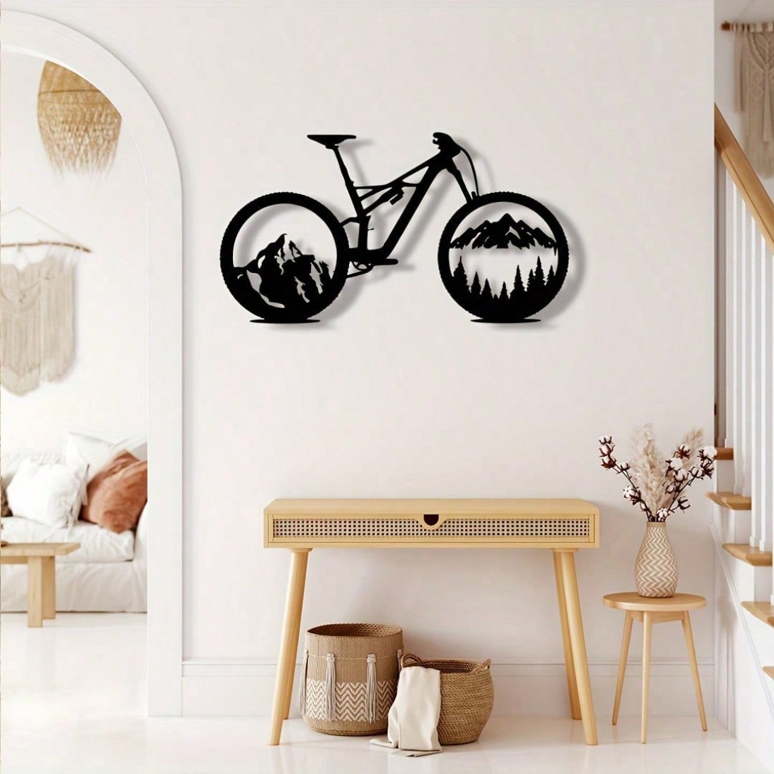 Black Metal Mountain Bike Tire - Mountain Biking Gifts review and price